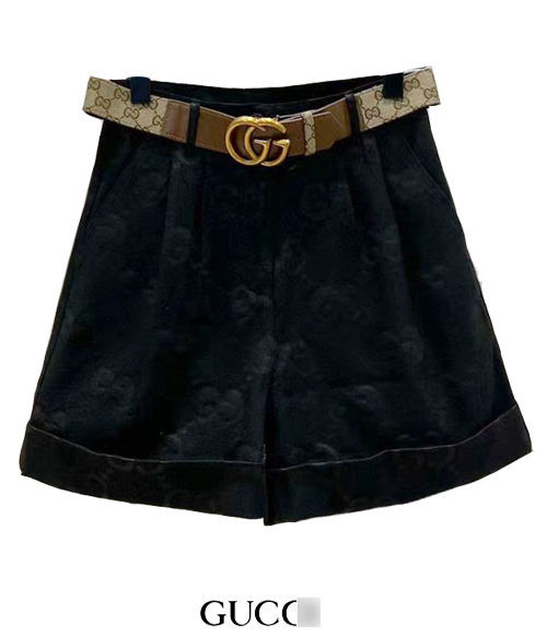 Gucc* belted shorts;심플하면서 럭셔리한 패턴 쇼츠!!