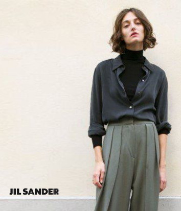 Jil SANDE*st~string shirts; 아주 클린하고 심플한 카라 블라우스 ~~(특가세일 40% 할인이벤트/현금가/반품교환불가/정가69000)