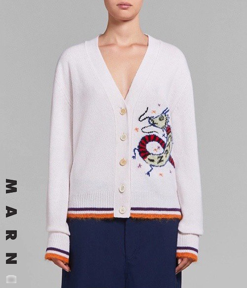 marn* v-neck cardigan; 너무 산뜻하고  매력적인 울 가디건~~