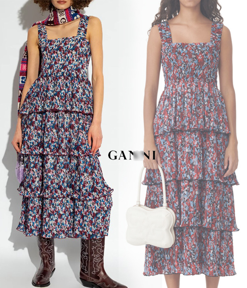 Gann* banding dress ;스모크 밴딩으로 편하고도 사랑스러운 롱 드레스~~ ;피팅추가