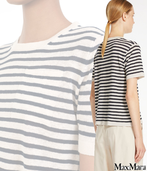 Max mar*(or) stripe top ; 1/3 가격으로 정로 소량입고~ ₩360,873 린넨스트라이프 탑!!