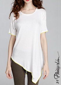 3.1 phillip li*(or) asymmetric line t shirt - 태가 다른 옆라인~ 감각있는 이지룩의 완성(특가세일 30% 할인이벤트//반품교환불가/정가135000)