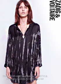 Zadig et Voltair* Ruth Tunic Dress ;모던하면서도  엘레강스한 튜닉 드레스!!;피팅추가