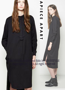 Apiece Apar* Shirt Dress ;편안함과 스타일리시함을 동시에 만족!! ;피팅추가