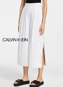 Calvin Klei*(or) poplin slit pants - 감쪽같이 속아버린 두겹의  와이드팬츠 ^^~ 비비언니 강추!!(특가세일 30% 할인이벤트/현금가/반품교환불가/정가153000)