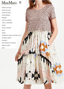 MAXMAR*(or) Printed Dress ;더 이상 설명이 필요없는 강추 드렛!!;피팅추가