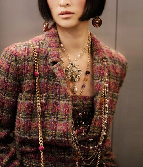 chane* tweed  jacket ;색감도 이쁜~스커트와 세트로도 너무 좋아요^^