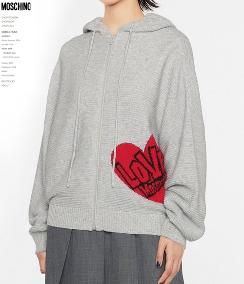 Love Moschin* hooded cardigan; $743.00- 100% 캐시미어의 포근함과 루즈한 사이즈의 편안함 입어보면 벗을수가 없는~~^^ ;피팅추가