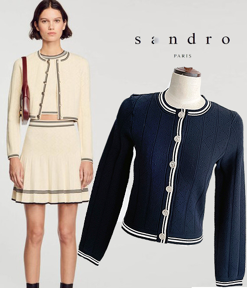 Sandro*(or) knit cardigan ;하프프라이스로 만나보실수 있는 슬림해지는 니트 가디건!!! ;피팅추가