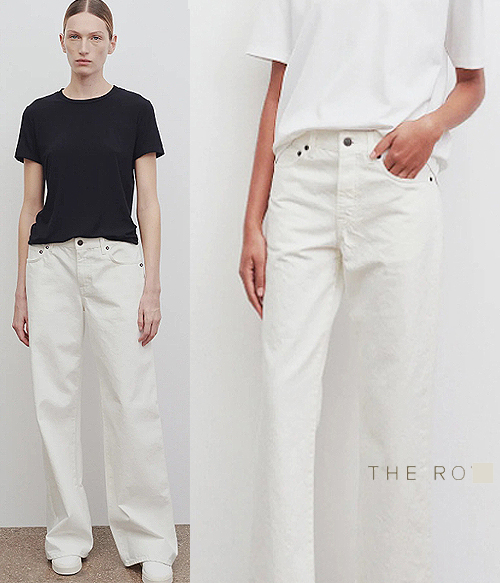 The Ro*(or) white denim; $720.00 비비언니 먼저 빼놓은 추천1순위 화이트진!! 너무 슬림해보여요~~ ;피팅추가