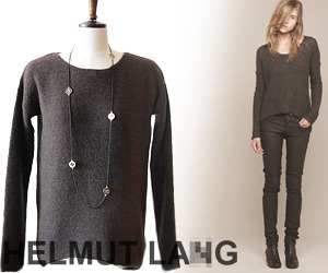 HELMU* LAN* (or) cashmere silver thread blend knit-반짝이는 은사가 너무 이뻐요!!! ;피팅추가