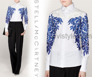 Stell* McCartne* embroidery blouse~고급스러운 자수가 돋보이는 매력적인 아이!