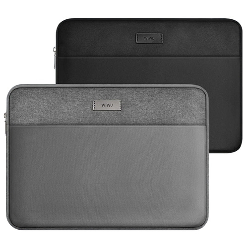 WIWU 심플 14 16인치 방수 슬림 노트북 파우치 슬리브 가방 케이스