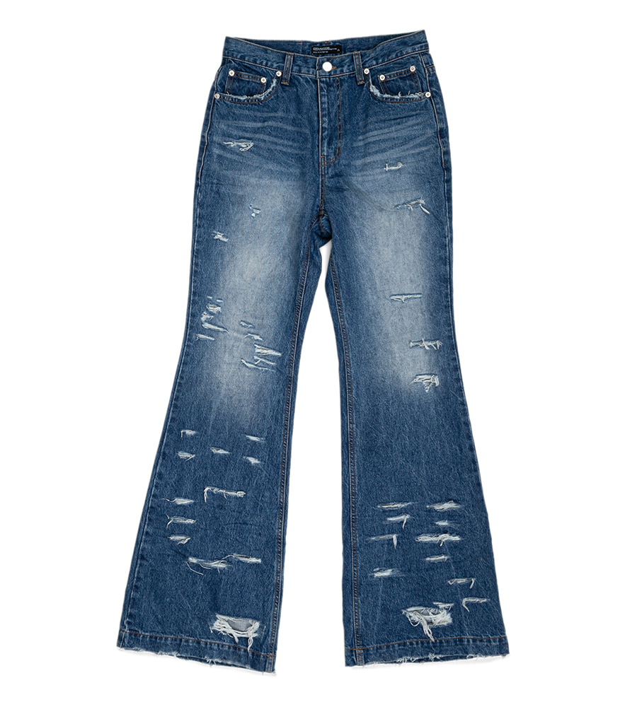★SUNDAYOFFCLUB★ `RAVAGE` FLARED DENIM SUNDAYOFFCLUB