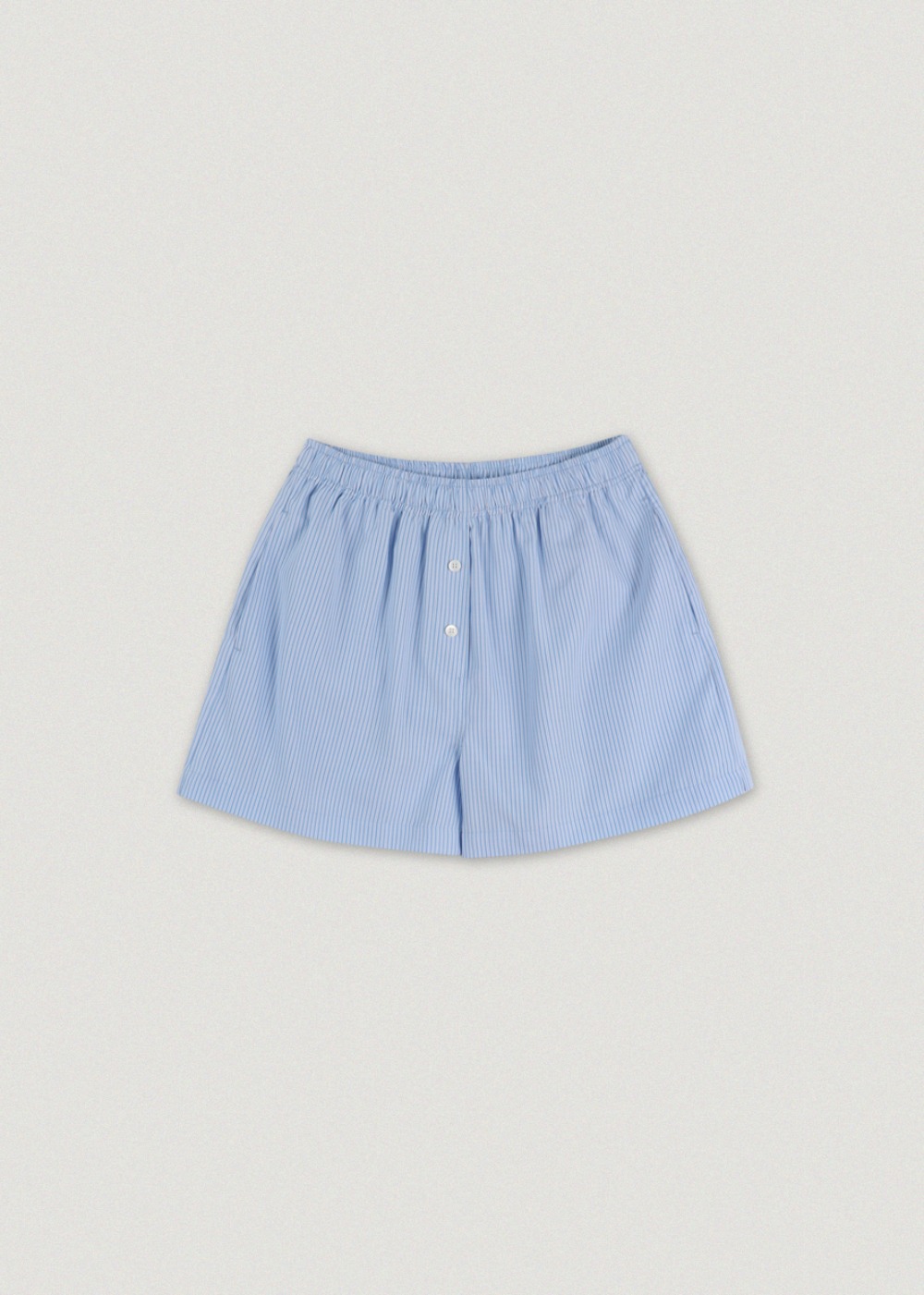 Shell Stripe Shorts - Blue