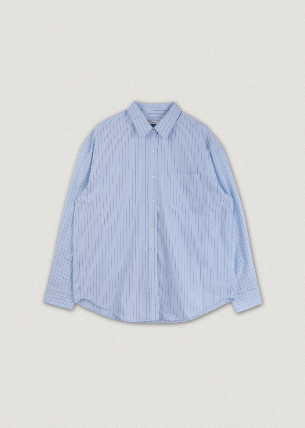Mori Stripe Shirt - Sky blue
