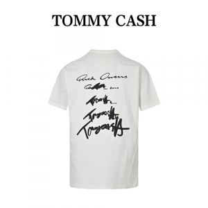 TOMMY CASH &amp; RO トミーキャッシュ x ローサインプリント半袖Tシャツ G424673