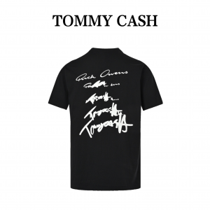 TOMMY CASH &amp; RO トミーキャッシュ x ローサインプリント半袖Tシャツ G424674