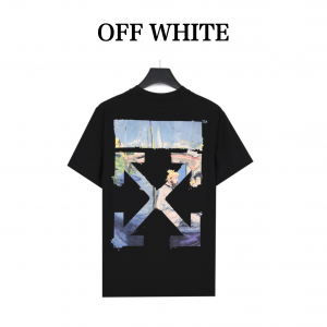 OFF WHITE オフホワイト C/O VIRGIL 19SS 水彩画 油絵 半袖Tシャツ G422105