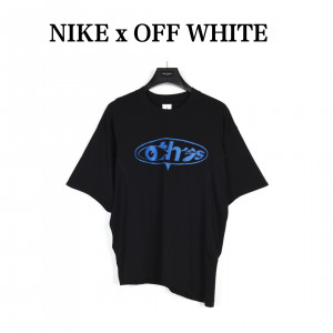 Nike x OFF WHITE ナイキ x オフホワイト プリント アンバランス 半袖Tシャツ G424316