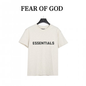 2023 FEAR OF GOD FOG x ESSENTIALS フィアオブゴッド x エッセンシャル 複線 胸 レタリング 半袖 ホットフィックス ニュー 配色 半袖Tシャツ G422416