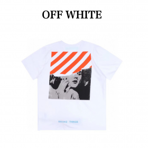 OFF WHITE x VIRGIL オフホワイト x バージル 17FW モンロープリント半袖Tシャツ G422583