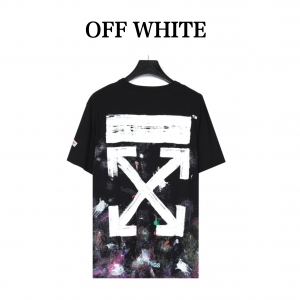 OFF WHITEC/OVIRGIL オフホワイト x バージル 星空 花火 矢じり プリント 半袖Tシャツ G423265