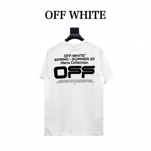 OFF WHITEC x 0VIRGIL オフホワイト x バージル 19ss 基本 レタリング プリント 半袖Tシャツ G422792