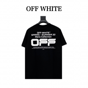 OFF WHITEC x 0VIRGIL オフホワイト x バージル 19ss 基本 レタリング プリント 半袖Tシャツ G422791