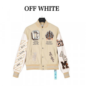 OFF WHITE オフホワイト ACミラン パッチ刺繍 ヘビーダイマイトジャケット G425039