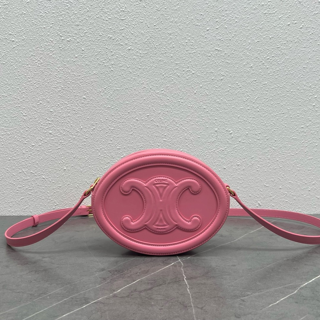HOME가방셀린느 셀린느 퀴르 트리오페 탑핸들백 핑크 20×16×6.5cm 최고퀄 198613