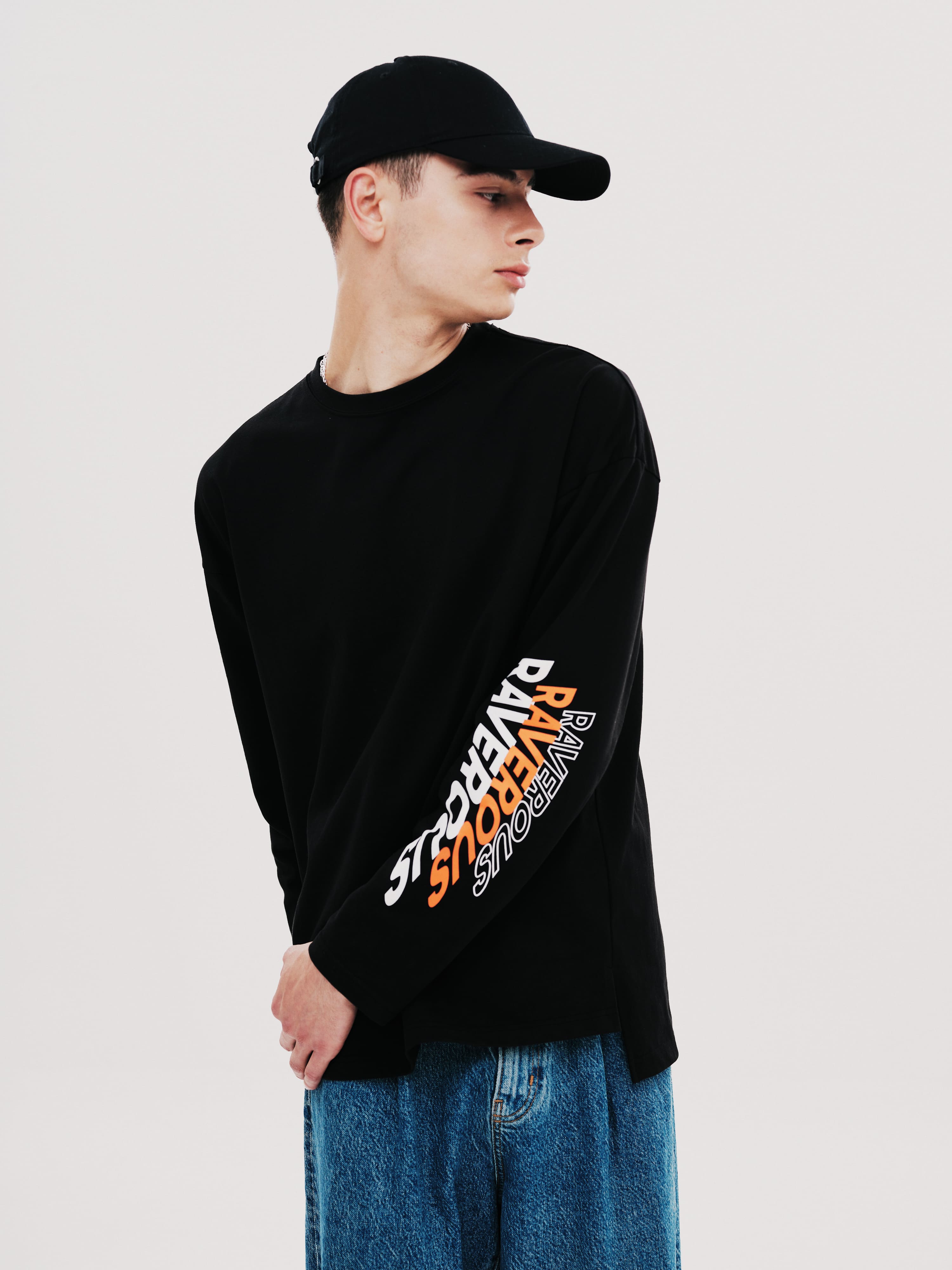 Raverous Long sleeve Logo T-shirt