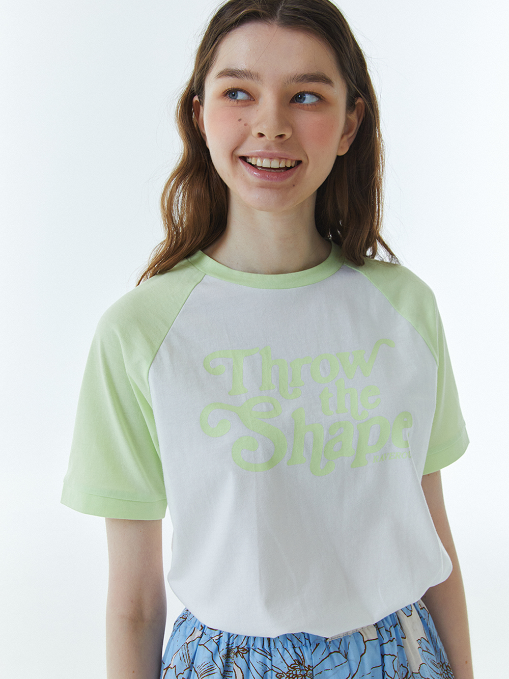 RVS RAGLAN SLEEVES T-SHIRTS Green