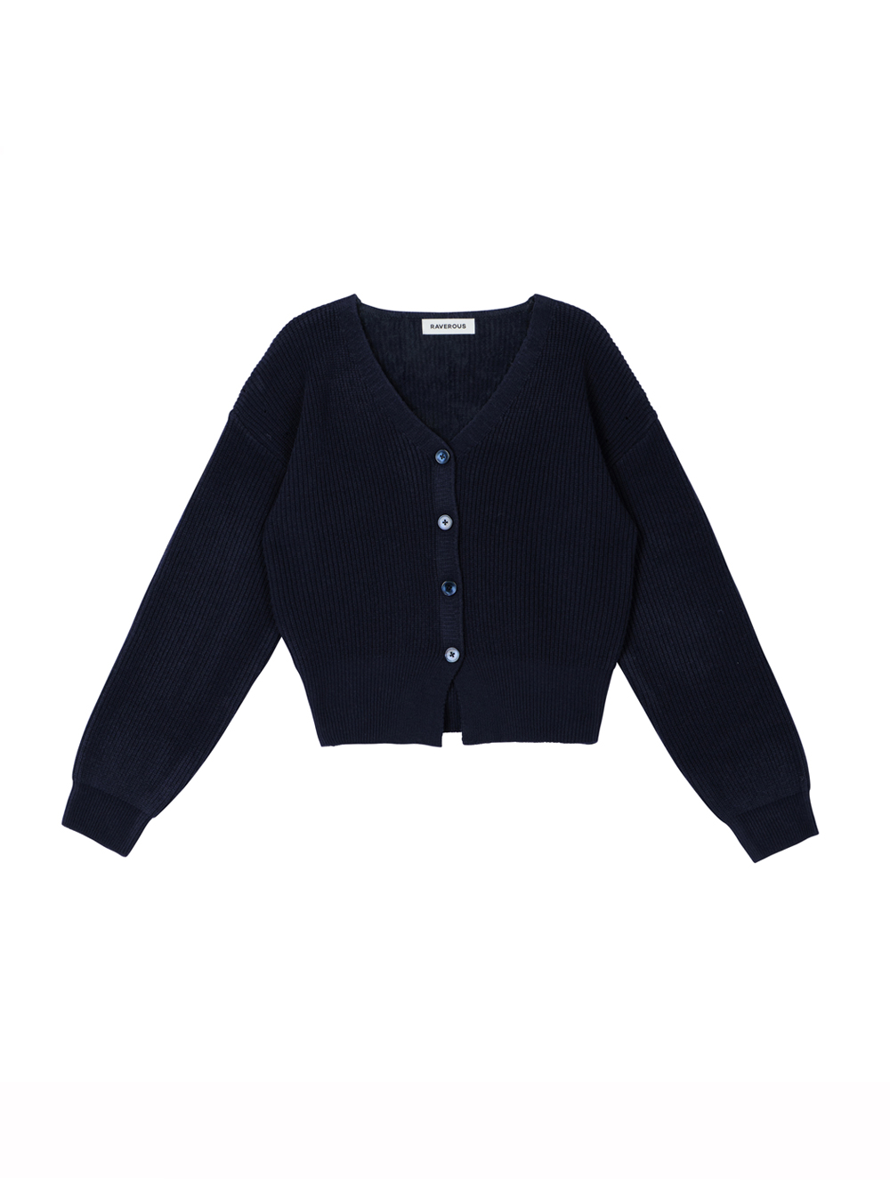 Y-Neck Hachi Sweater Cardigan Navy