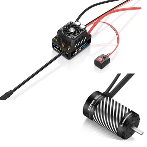 30102604+30402604 (묶음제품)EzRun MAX10 G2 Sensored Brushless Esc(80A)+Ezrun 3665SD Motor G3 2400kV 5mm Shaft for 1:10