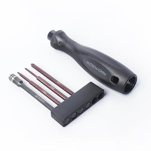 KOS13204-1/4MINI4 (미니지 공구세트) Mini-Z 4pcs Mini Car Tool Set (H1.5, N4.5, P00 &amp; P1) 1/4&quot; Drive Hex