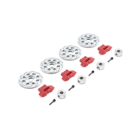 LOS232006 Hex, Rotor, Caliper &amp; Pin Set (4)