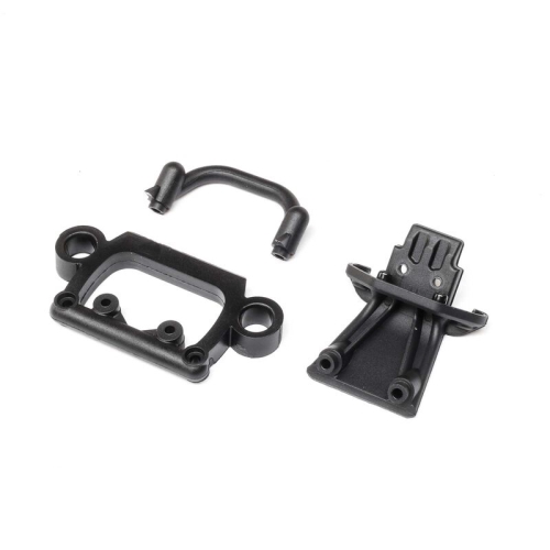 LOS231101 Front Bumper and Skidplate: RZR Rey