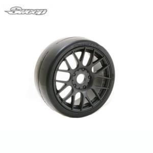 SWS40145K16P 1/8 EXP GT RACING SLICK GLUE 45deg(EVO16 Black wheel)