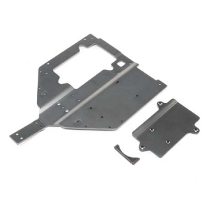 LOS251061 Chassis &amp; Motor Cover Plate: Super Baja Rey