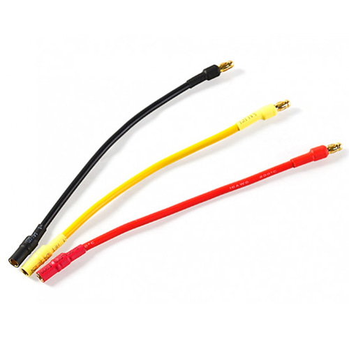 3.5mm Male/Female Bullet Brushless 18AWG Motor Extension Lead 100mm