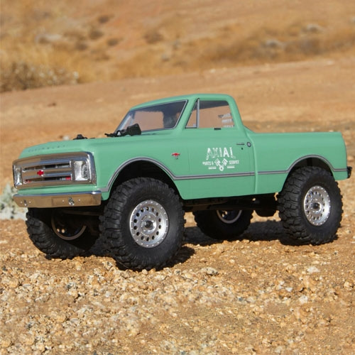 AXI00001T1 입고완료-당일출고 AXIAL 1/24 SCX24 1967 Chevrolet C10 4WD Truck Brushed RTR, Green