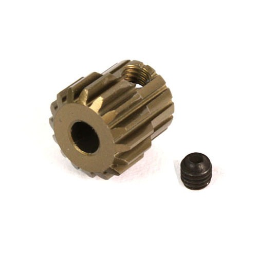 MG-48015 Yeah Racing Aluminum 7075 Hard Coated Motor Gear/Pinions 48P 15T