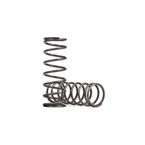 AX7859 Springs, shock, medium (natural finish) (GTX) (3.445 rate, tan stripe) (2)