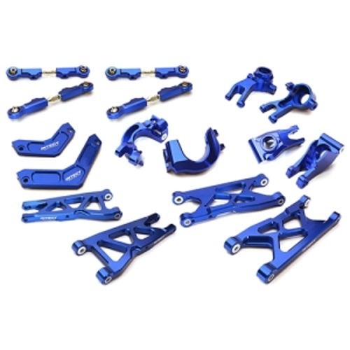 [#C28861BLUE] Billet Machined Suspension Kit for Arrma 1/10 Granite 4X4 3S BLX