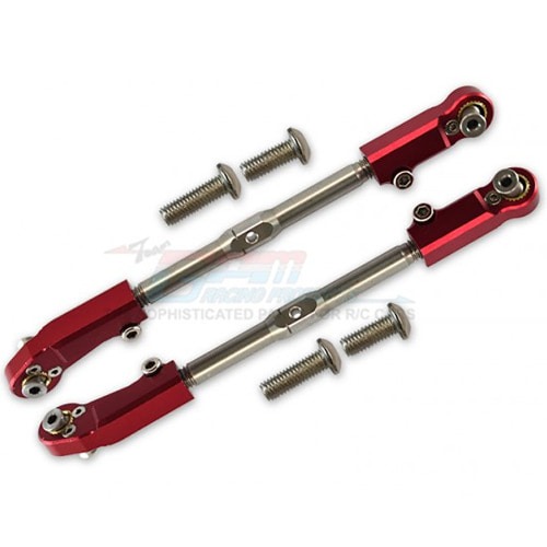MAK162S-R Aluminum+Stainless Steel Adjustable Front Steering Tie Rod (for Fireteam 6S, Kraton 6S, Notorious 6S, Outcast 6S, Talion 6S) (아르마 AR340071, AR330230 옵션)