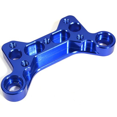 C29361BLUE Billet Machined Alloy Front Dirt Guard Mount for Arrma 1/8 Kraton 6S BLX