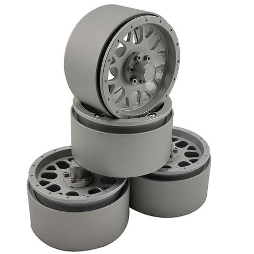 (4PCS 한대분, 메탈 비드락 휠) 2.2 Aluminum Beadlock Crawler Wheels 4pcs - KM22 GTCW02204B