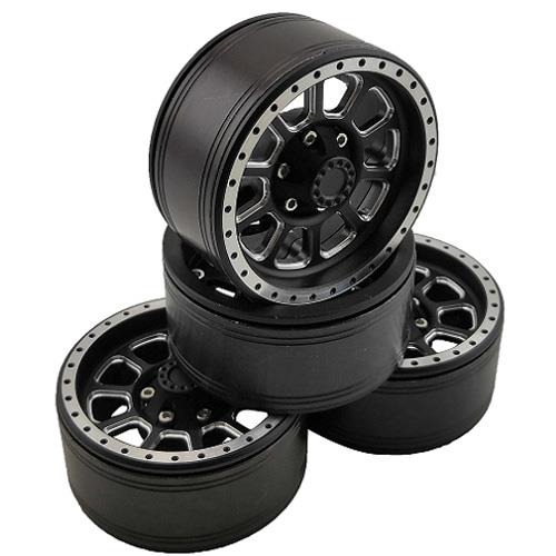 (4PCS 한대분, 메탈 비드락 휠) 1.9&quot; Aluminum Beadlock Crawler Wheels 4pcs - Ten GTCW01903B