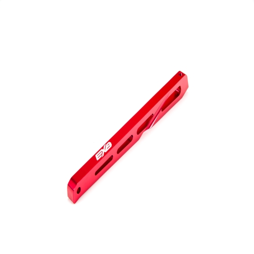 ARA320567 REAR CENTER CHASSIS BRACE ALUMINUM 140MM (RED)